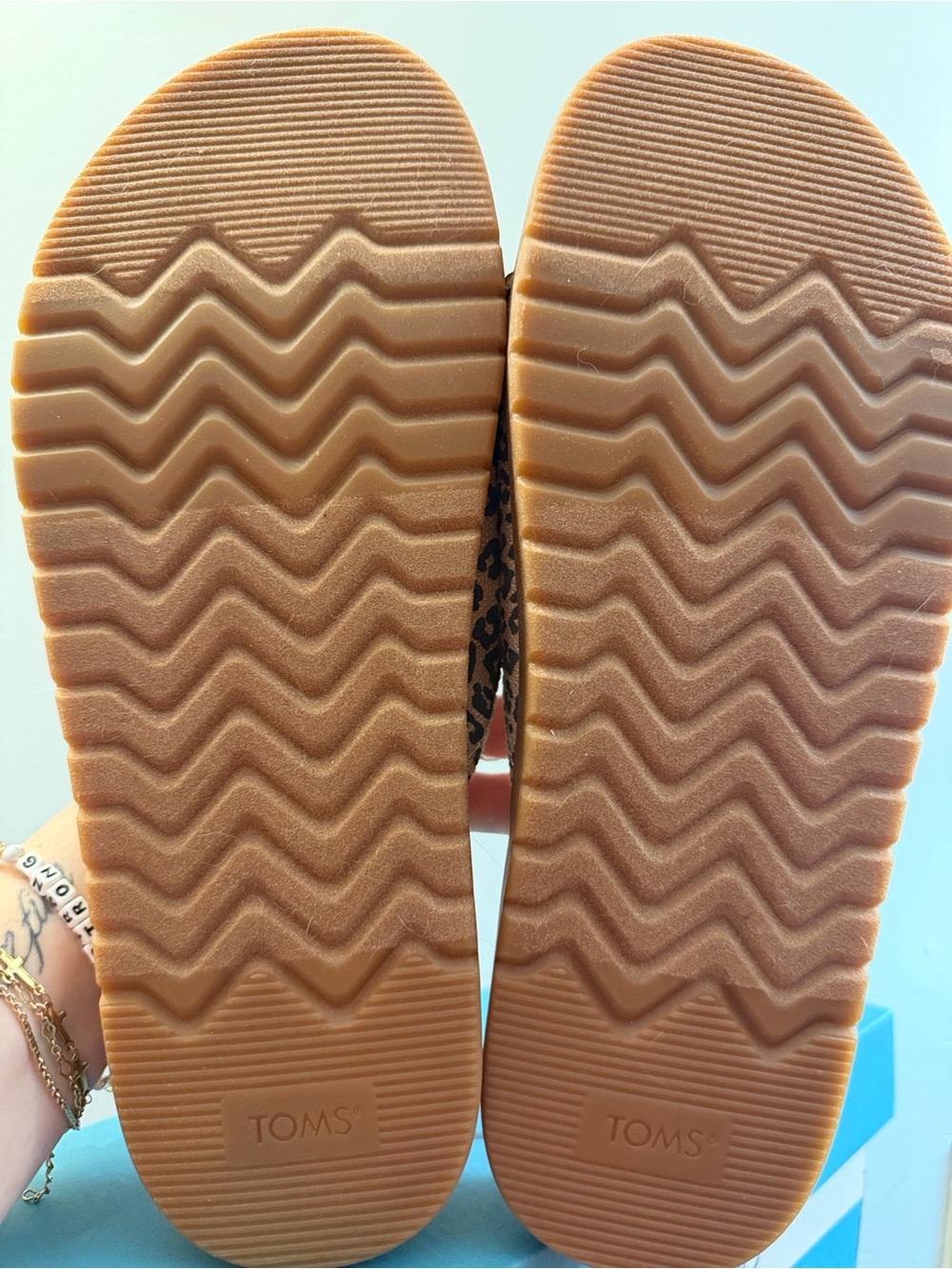 TOMS Leopard Print Buckle Marin Slide Sandals - Picture 3 of 5